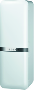 Die neue Bosch CoolClassic Kühl Gefrierkombi  KCE40AW40 ClassicWhite erhältlich beim Tiroler Küchenstudio in Kufstein